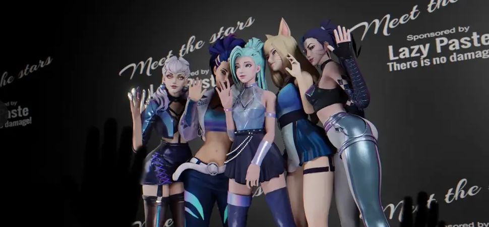 [VAM/2K画质] 英雄联盟LOL的KDA女团 1-3【3D同人番剧】-优优次元