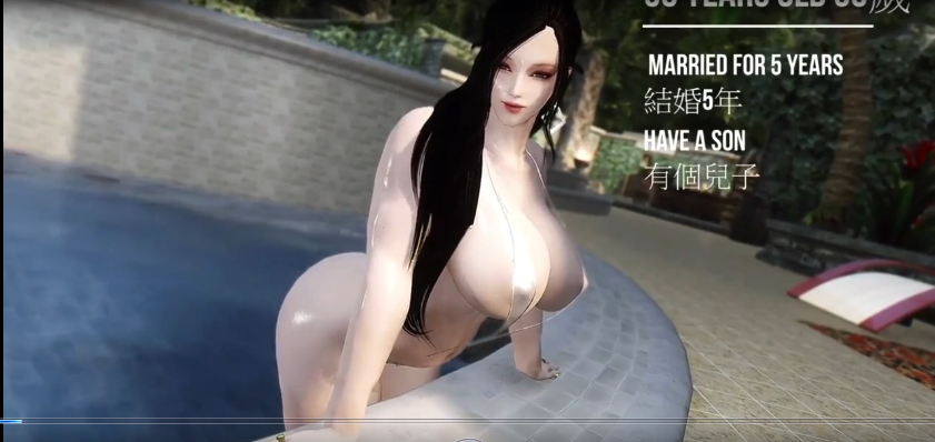 图片[2]-【VAM】美人泳池嬉戏【3D同人番剧】-优优次元
