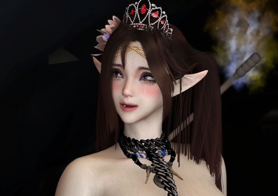 【VAM】BS：被囚禁的精灵族女孩【3D同人新番】-优优次元