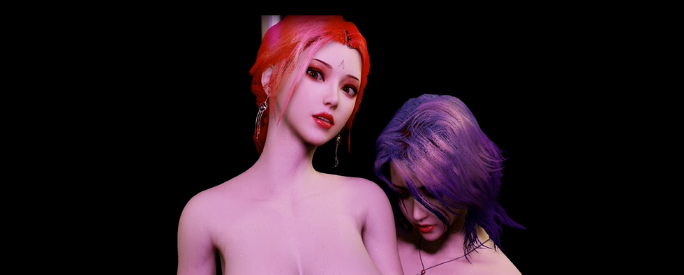 【VAM】雅妃&Vannessa双人舞 诱惑热舞挑逗[3D/全动态]-优优次元