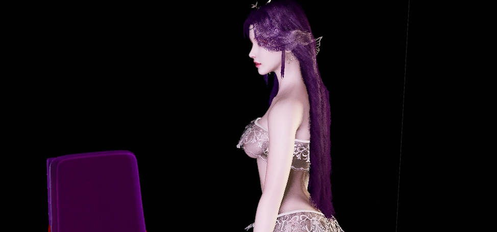 【VAM】完美：白丝云曦的透视装备 [3D/全动态]-优优次元