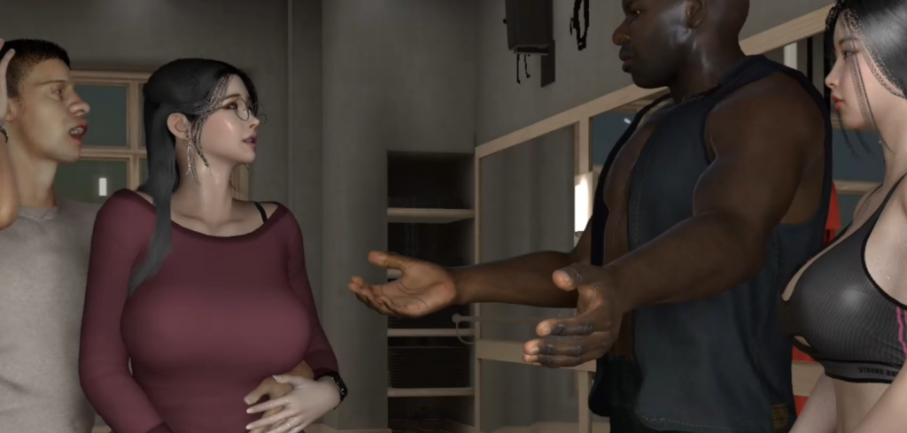 依雯妮妮：黑人健身房故事【3D动画】-优优次元