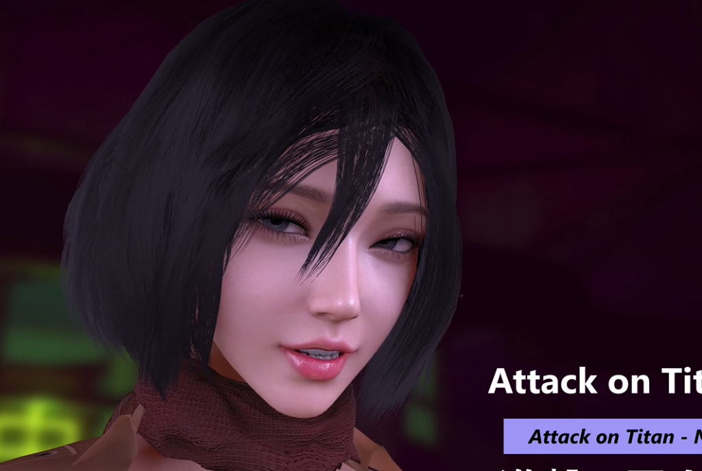 【VAM】進擊的巨人-米卡莎·阿卡曼 4K极清版 [3D/全动态]-优优次元