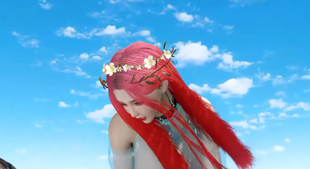 图片[2]-[VAM]红发女神沙滩激情[2K/3D/动态]-优优次元