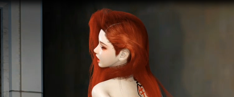 图片[2]-【VAM】街道上的红发女郎[3D/全动态]-优优次元