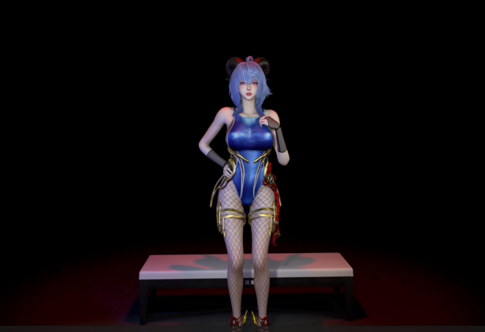 图片[2]-[VAM] 原神-甘雨舞蹈骑乘啪 [3D/动态]-优优次元