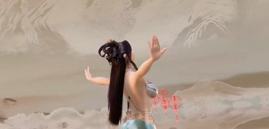 图片[3]-[VAM]三国杀-貂蝉热舞[3D/动态]-优优次元