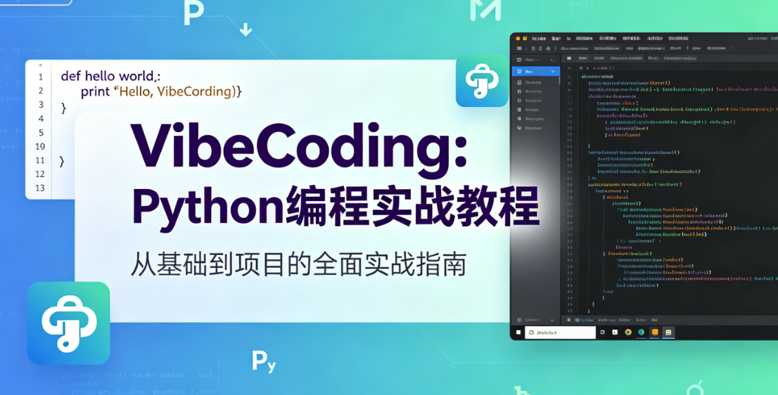 VibeCoding Python编程实战教程下载|入门到进阶全套视频+教案