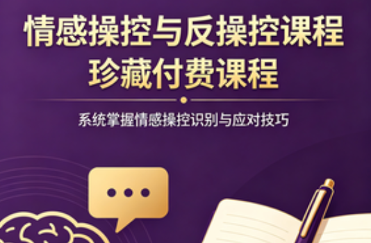 情感操控与反操控课程14讲 网盘下载|珍藏付费完整版