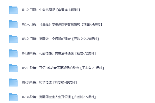 人生开悟觉醒三部曲网盘下载|自我认知与心灵成长必看系列
