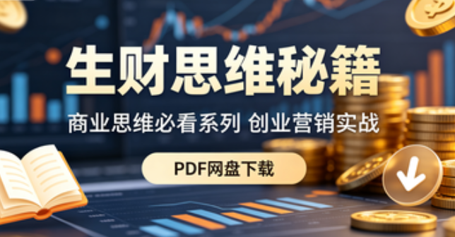 生财思维秘籍PDF网盘下载|商业思维必看系列 创业营销实战