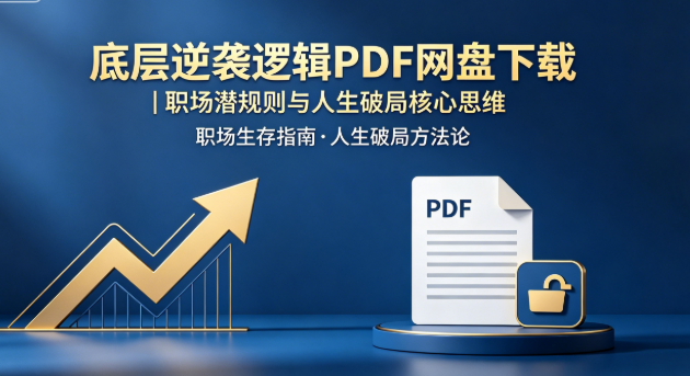 底层逆袭逻辑PDF网盘下载｜职场潜规则与人生破局核心思维