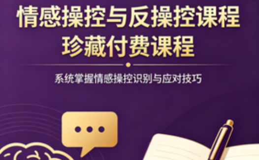 情感操控与反操控课程14讲 网盘下载|珍藏付费完整版