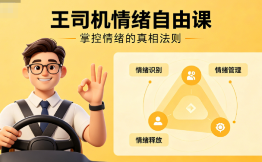 王司机情绪自由课网盘下载|掌控情绪的真相法则全套视频