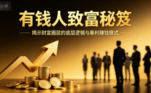 有钱人致富秘笈PDF网盘下载|揭示财富圈层底层逻辑与暴利赚钱模式